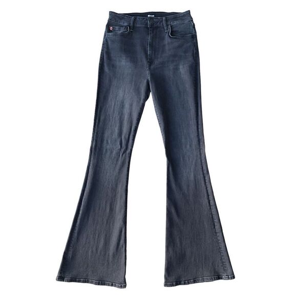 Hudson Black Heidi Rogue High-Rise Flare Nebula Jeans - Picture 8 of 16